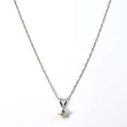 Sweet Princess Cut Diamond Pendant