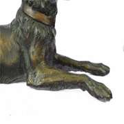 Austria Basenji Terrier Scotty Bronze Sculpture