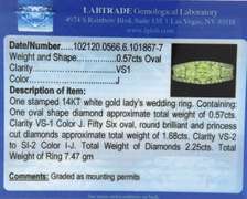 Glowing 2.25cts Diamond Wedding Ring