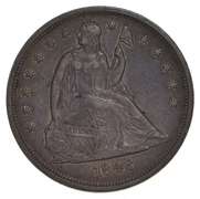 1846 Seated Liberty Silver Dollar