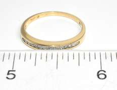 Diamond Band Ring in 14KT Yellow Gold