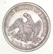 1854 Seated Liberty Quarter