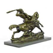 Fighting the Centaur Bianor Bronze Sculpture