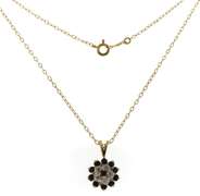 Strong Sapphire & Diamond Necklace