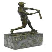 Baseball Player Bronze Sculpture