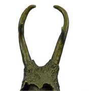 Native American Bronze Sculpture on Marble Base