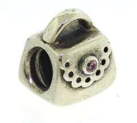 Vintage Seed Pearl Moon and Star Necklace