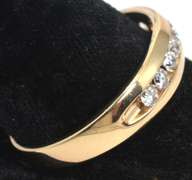 0.63CTW Diamond Band in 14KT Yellow Gold