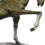 Racing Horse the Final Furlong Bronze Sculpture