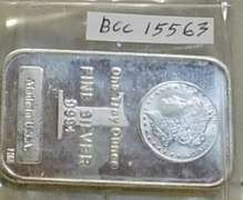 1 oz Sil Ingot Morgan