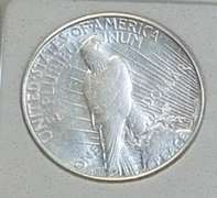 1925-S Peace Dollar certified MS-65