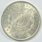 Scarce frosty-white BU 1899-P Morgan Silver Dollar