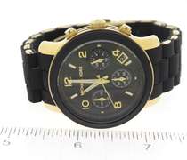 Micheal Kors Black Catwalk Chrono Watch
