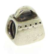 Vintage Seed Pearl Moon and Star Necklace