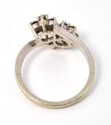 White Gold Ruby & Diamond Ring