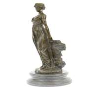 Roman Lady Bronze Statue