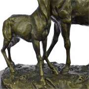 Bronze Marble Western Statue Horse Farm Sculpture LARGE