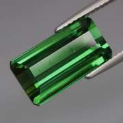 Top green open color 7.35ct emerald cut Tourmaline!