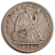 1853 Arrows Seated Half Dollar