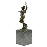 Nude Dancer Bronze Figure