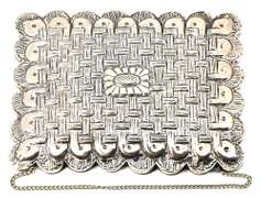 Intricate Sterling Hanging Mirror