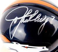 John Elway Autographed Mini Helmet w/Box