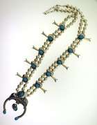 Sterling Silver Native American Turquoise Necklace