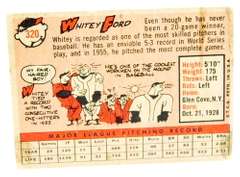 1958 Whitey Ford Topps #320 Baseball Card