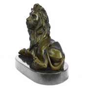 African Lion King of Jungle Edition Bronze Sculpture