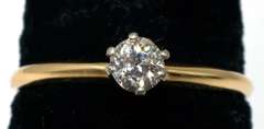 Diamond Engagement Ring in 14KT