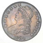 1824 Capped Bust Half Dollar