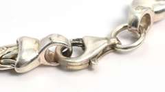 Woven Style Sterling Silver Bracelet