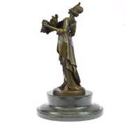 Feather Gown Bronze Sculpture