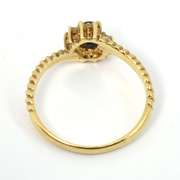 Cute Sapphire and Diamond Ring