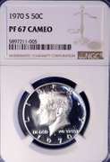 1970-S PF67 Cameo 50c NGC
