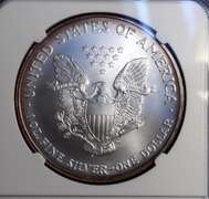 2003 MS69 Silver Eagle NGC