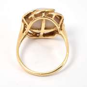 Lustrous Mobe Pearl Ring