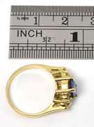 Tasteful Pearl and Sapphire Ring