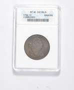 EF40 Details 1798 Draped Bust Large Cent - ANACS Graded