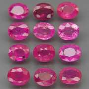 Heated only! 5.99ct natural pinkish red Ruby set