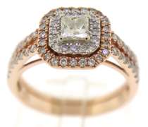 Dazzling Rose Gold 2.25ct Diamond Engagement Ring