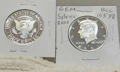 2 ea 2001 Sil PRF Kennedy Hf, Gem Cam