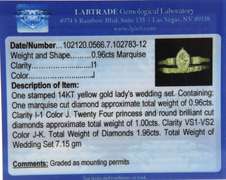 Dazzling 1.96cts Diamond Wedding Set