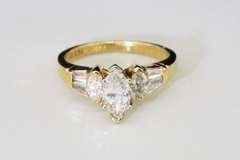 Flashy Diamond Ring in 14k