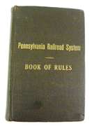1925 Pennsylvania Railroad Book of Rules