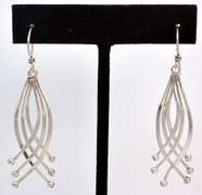 Fun Dangle Earrings in Sterling Silver