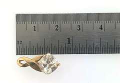 Elegant 14kt Gemstone Pendant