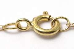 Diamond Pendant & Chain in Yellow Gold