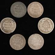6 Seated Dimes