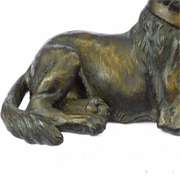 Austria Basenji Terrier Scotty Bronze Sculpture